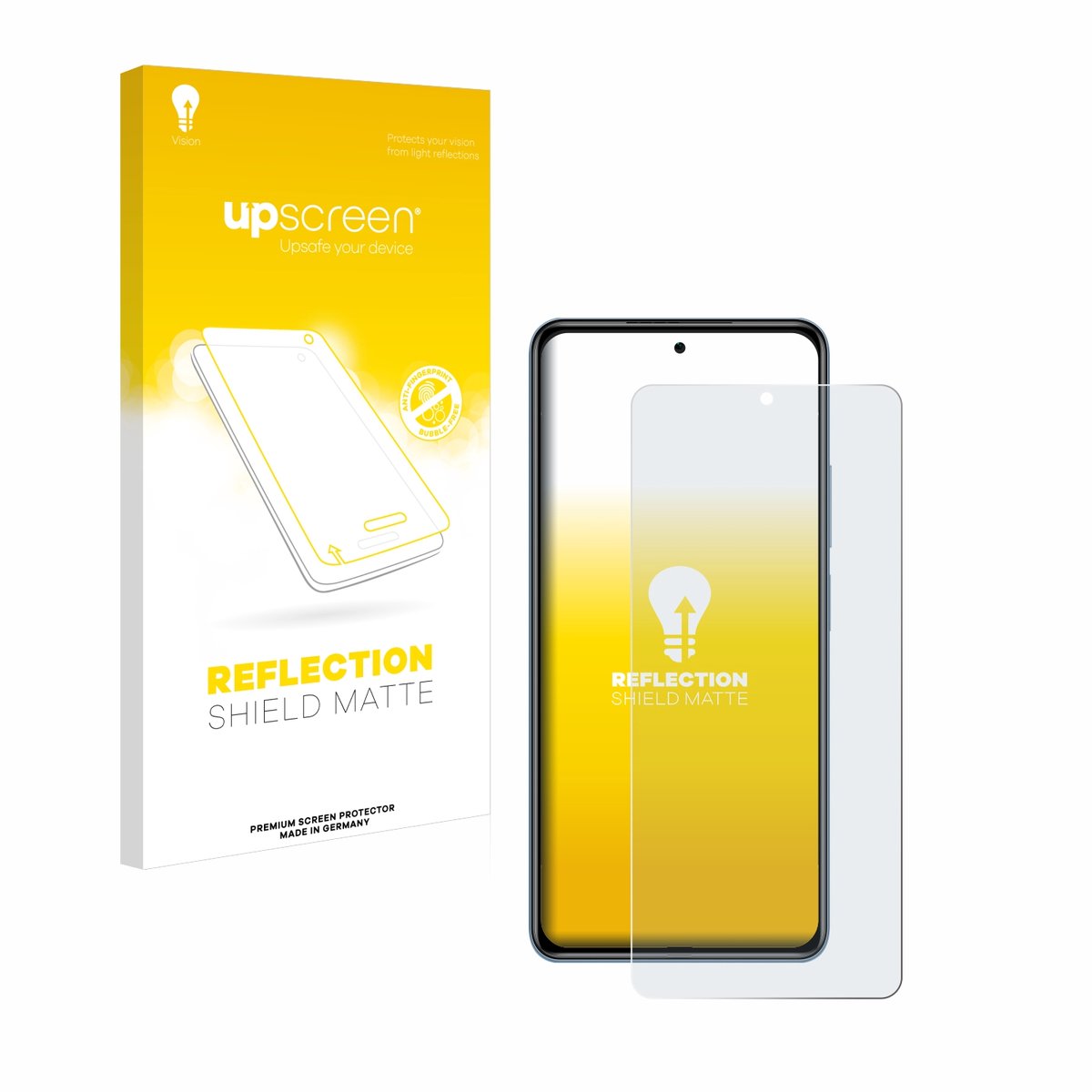 upscreen - Screenprotector voor Xiaomi Poco F3 - Folie Beschermfolie anti glare matte
