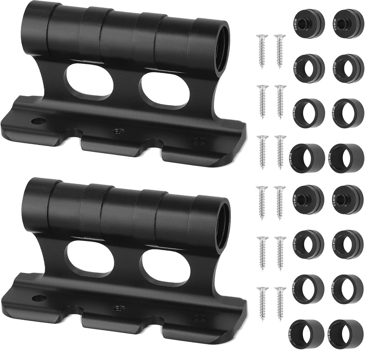 SnelShoppen - Car Bicycle Fork Holders Roof Rack - Universele Fietsdrager voor Auto, Truck, Van en Trailer - M5 x 100, M12 x 100, M15 x 100, M15 x 110