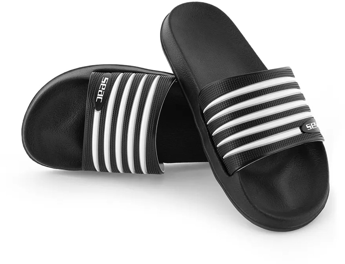 Seacsub Zebra Slippers Zwart EU 43
