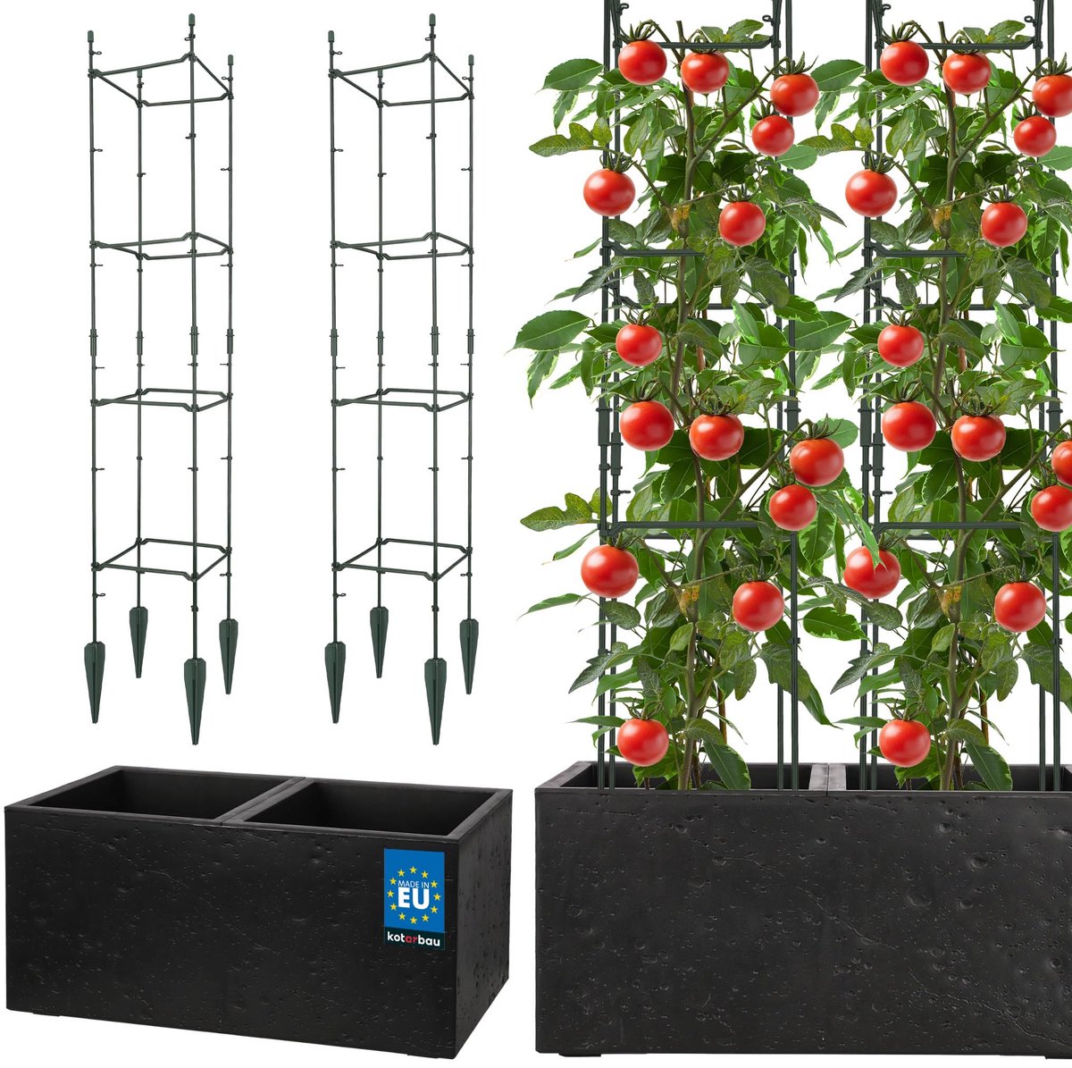 KOTARBAU Bloempot, Plantenpot, Trellis Klimplanten, Plantengeleider