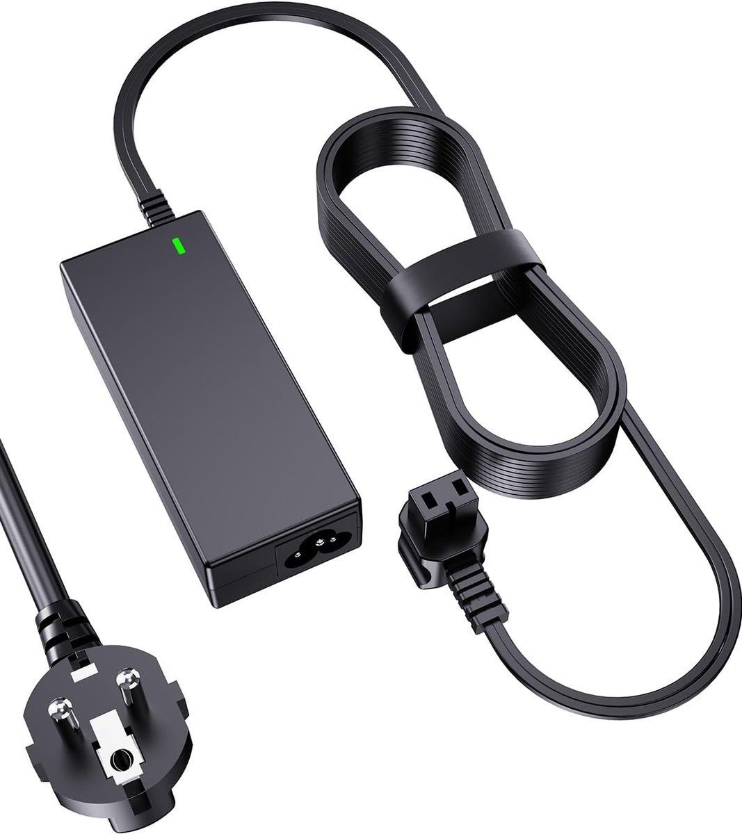 SnelShoppen - 14.5V 6A 87W Adapter Charger voor Koelbox, Dometic Compressor, Mobicool, Camping, Auto, Koelapparatuur, 90 Graden Hoekplug