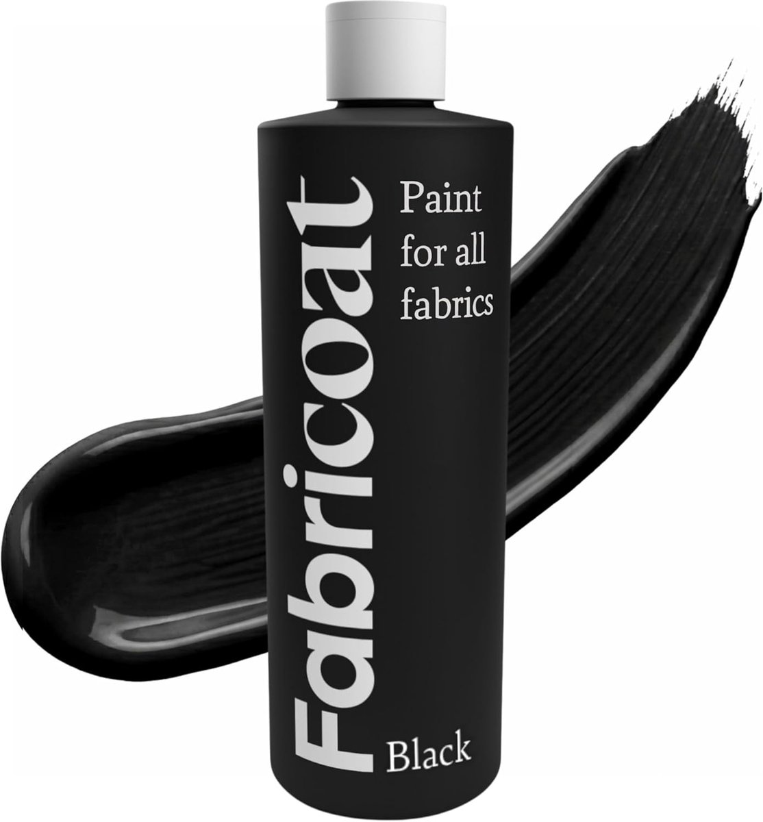SnelShoppen - Fabricoat Stofverf - 500ml Zwart - Herstel of Verander Kleur van Alle Stoffen - Sofas, Lampen, Auto Interieur - Flexibele en Gemakkelijk