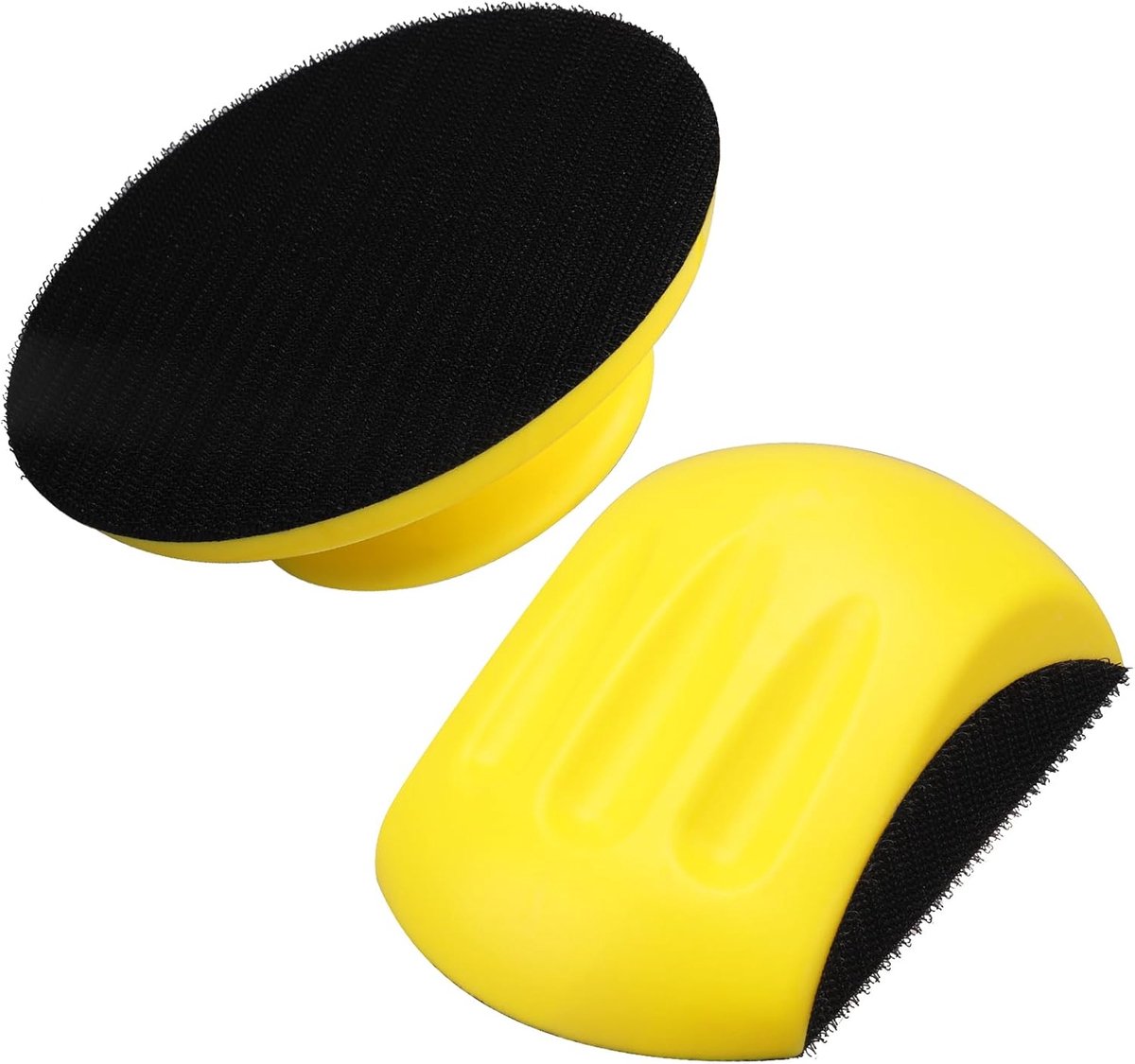 SnelShoppen - Hand Sanding Block 5" voor DIY Houtbewerking, Meubelherstel en Creatieve Klussen - Ergonomisch, Velcro Sluiting, Ideaal voor Polijsten e