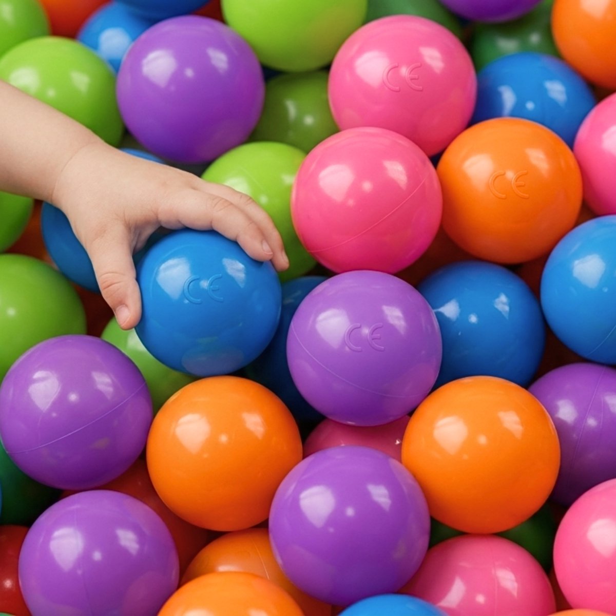Baby ballenbak ballen - 6cm ballenbad speelballen voor kinderen vanaf 0 jaar Pastel