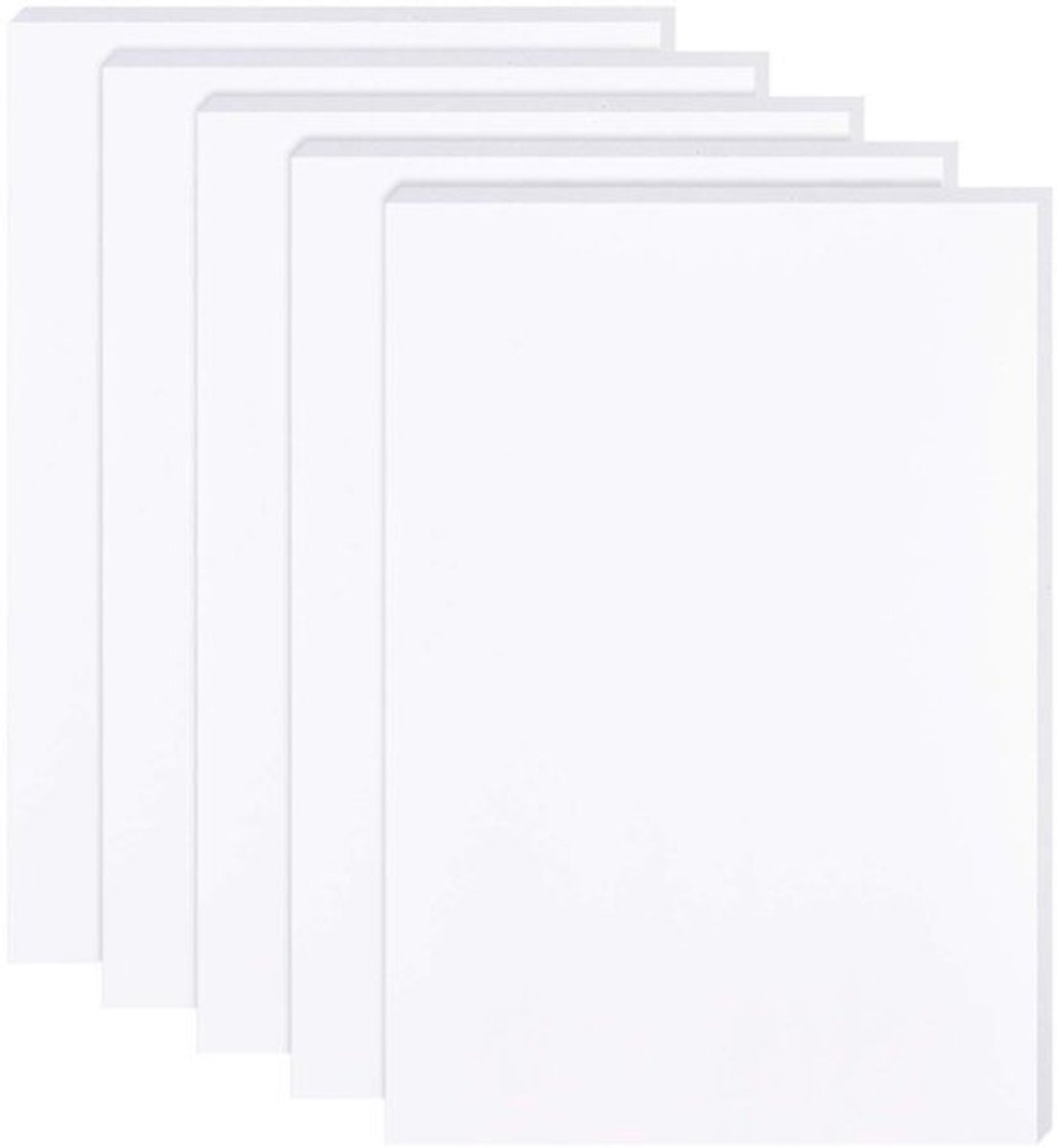 8 STKS EVA Foam Pad Mat 30x21cm Wit Antislip 4mm Dikte Zelfklevend