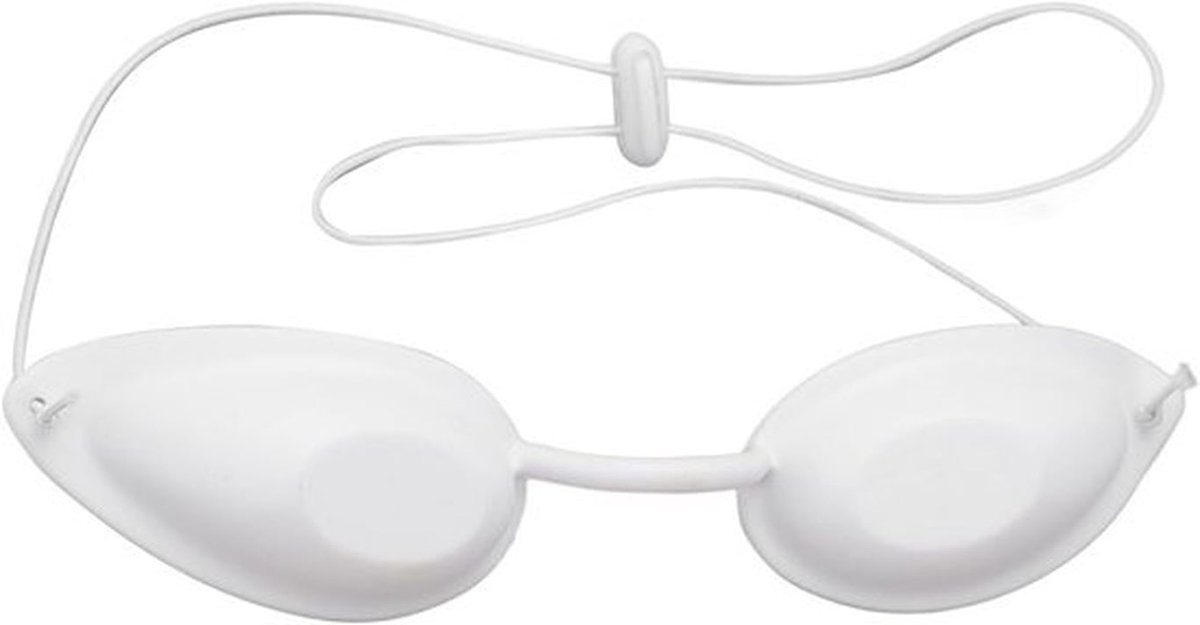 Witte Zonnebril TPU - Oogbescherming voor Salon - Comfortabel en Duurzaam