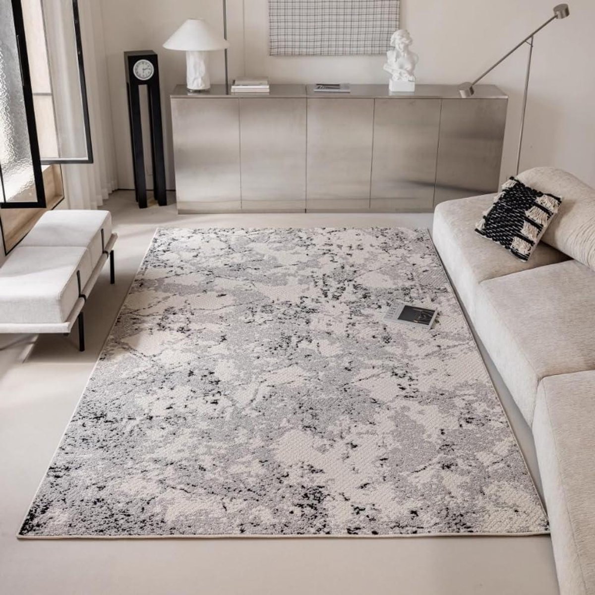 Woonkamer Tapijt - Moderne Vloerbedekking - Interieur Verfraaien - Antislip Rug - 200x250c