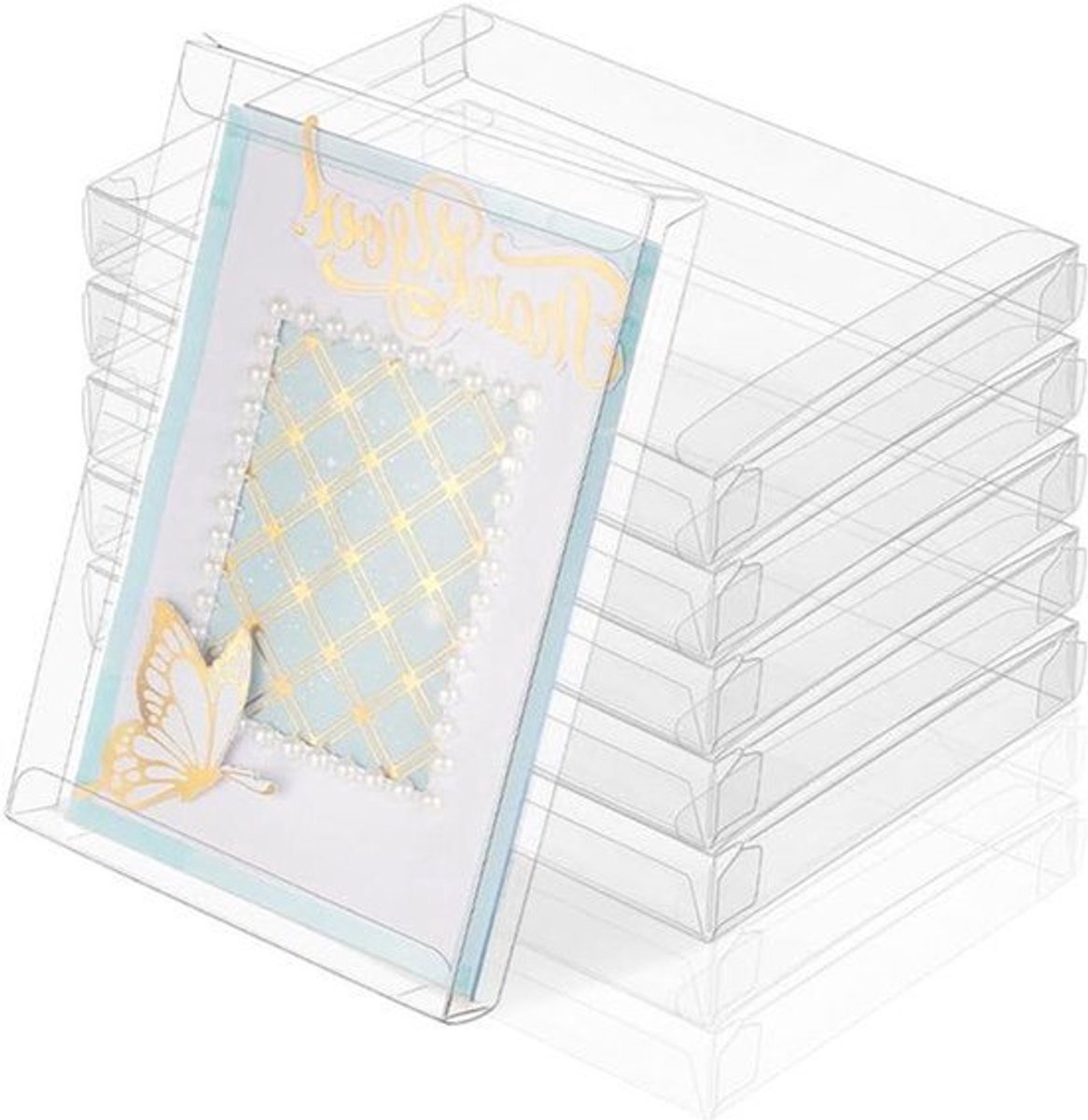 30-Pack Transparante PVC Geschenkdozen - Rechthoekig - 16x11x1.9cm - Voor Verpakking, Detailhandel, Feest, Bruiloft - Ideale Geschenkverpakking - Duurzaam en Praktisch - Feestelijke Verpakkingsopties