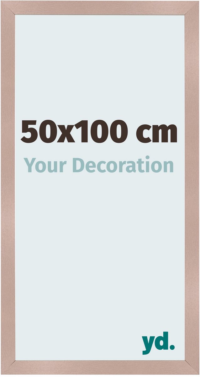Your Decoration - Fotolijst 50x100 cm - MDF - Oudroze - Bologna