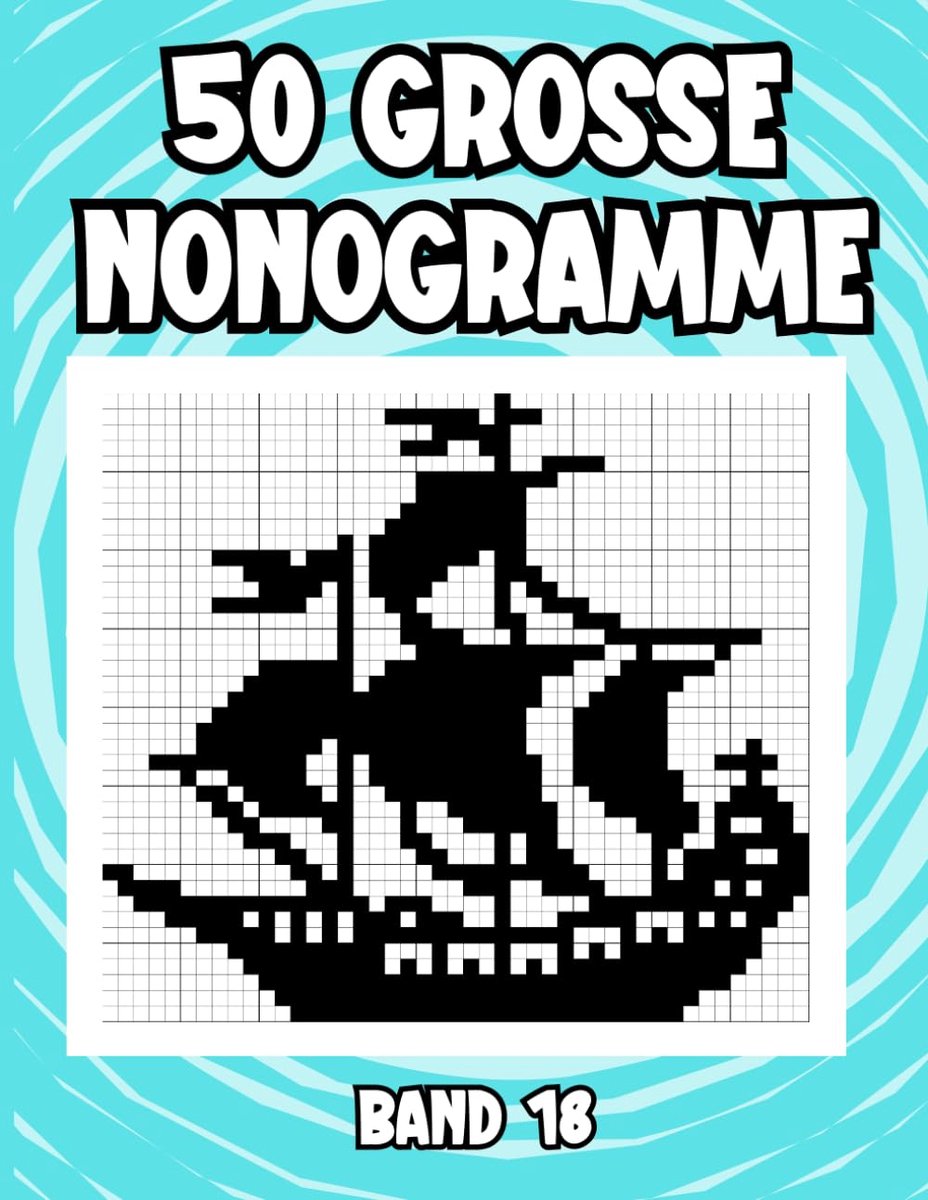 SnelShoppen - 50 Grote Nonogrammen Band 18: Logische Japanse Puzzels voor Beginners en Profis - Uitdagende Breinspellen voor Thuis, Reis & Ontspanning