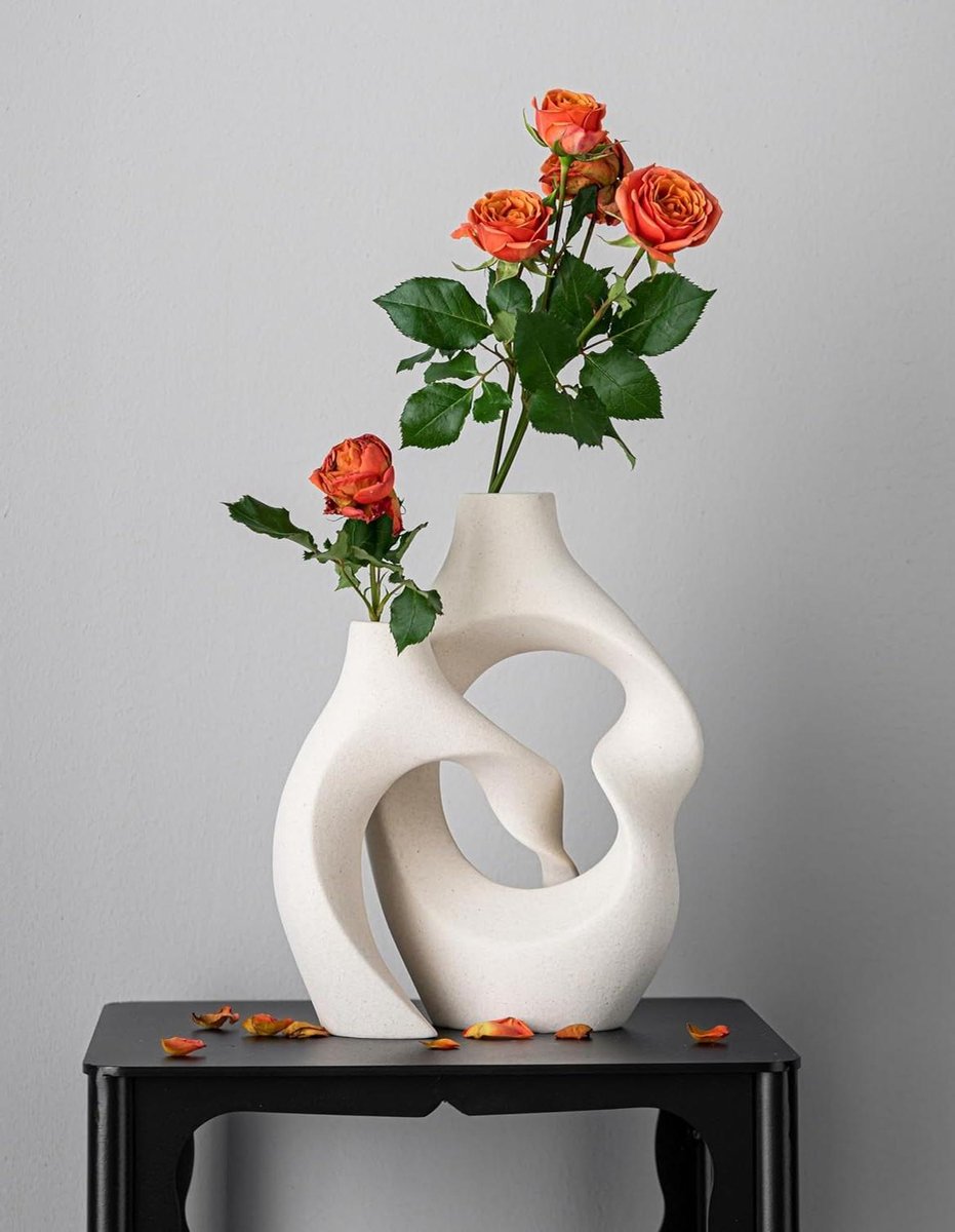 Moderne Keraamische Vazen Set | Abstracte Tafelcenterpieces | Minimalistische Woondecoratie | Perfecte Housewarming Cadeaus