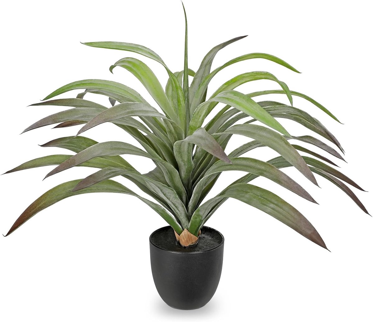 SnelShoppen - Kunstplanten Yucca-Bonsai 46 cm, Kunstmatige Vetplant in Pot, Realistische Decoratie voor Binnen en Buiten, Moderne Interieuraccessoires