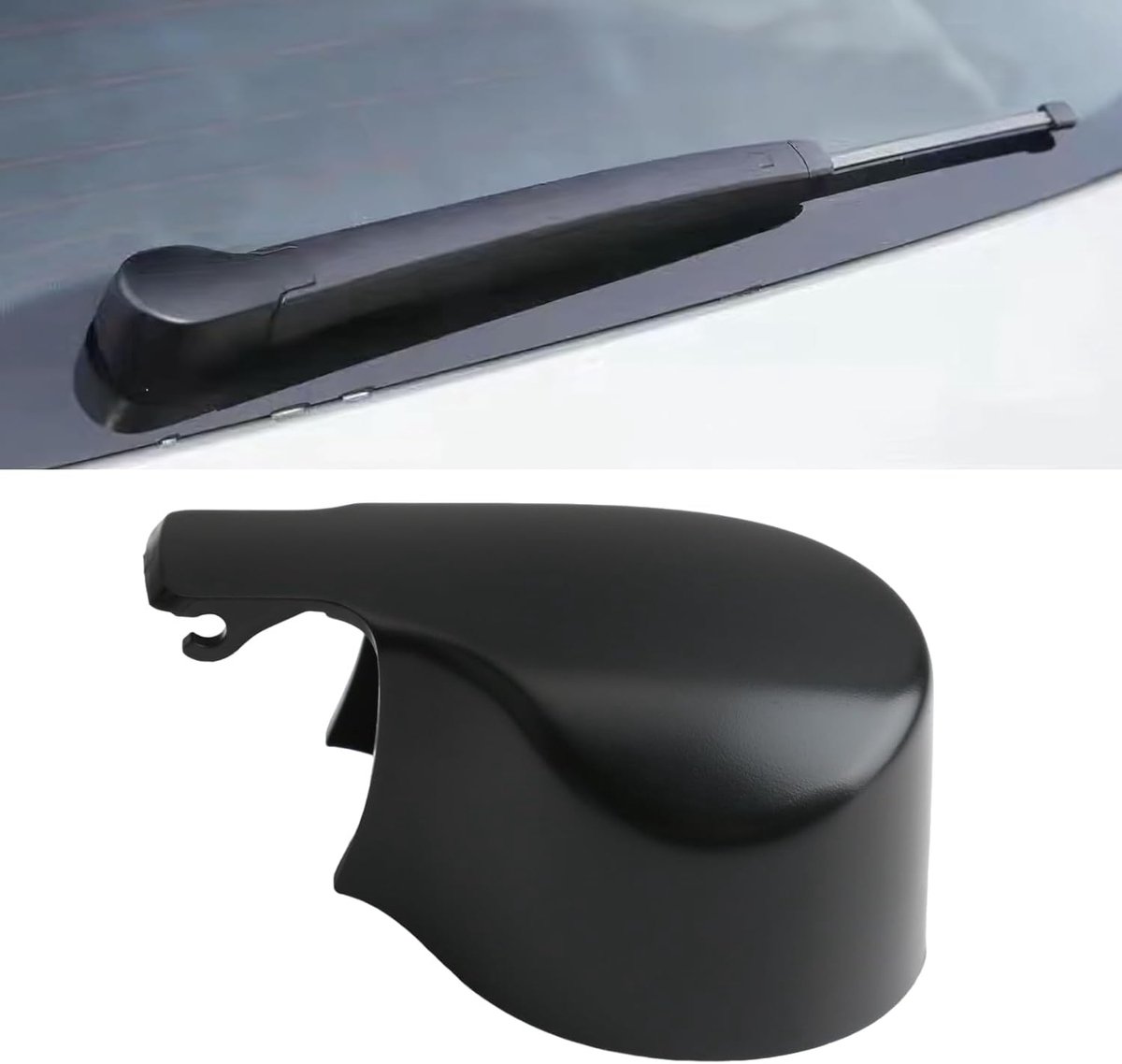 SnelShoppen - Achterruitenwisser arm cover geschikt voor VW Golf 6, Golf MK7, Passat B8 en Touran 5K6 - Duurzaam en milieuvriendelijk plastic - Perfec