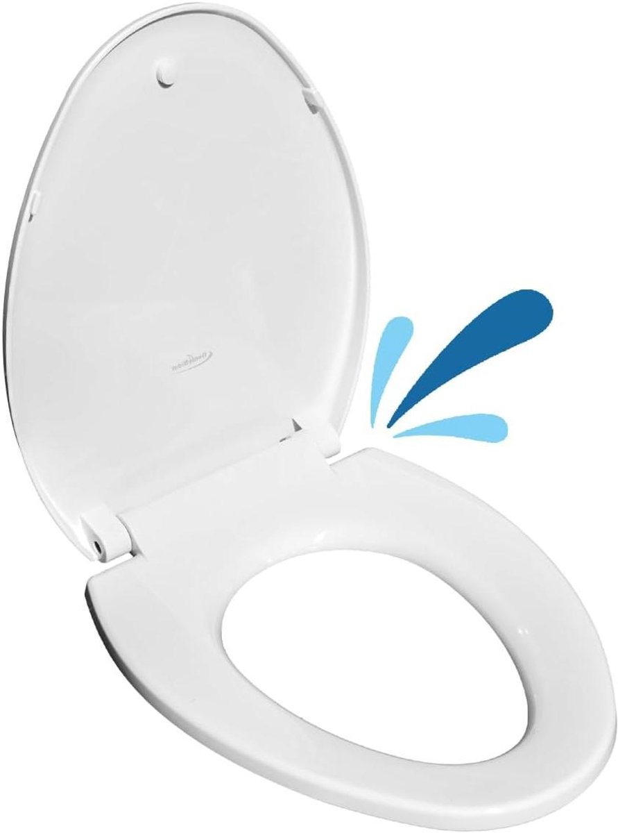 Toiletbril - Toiletdeksel - Comfortabel Gebruik - Softclose Mechanisme - Langwerpig Model - Wit