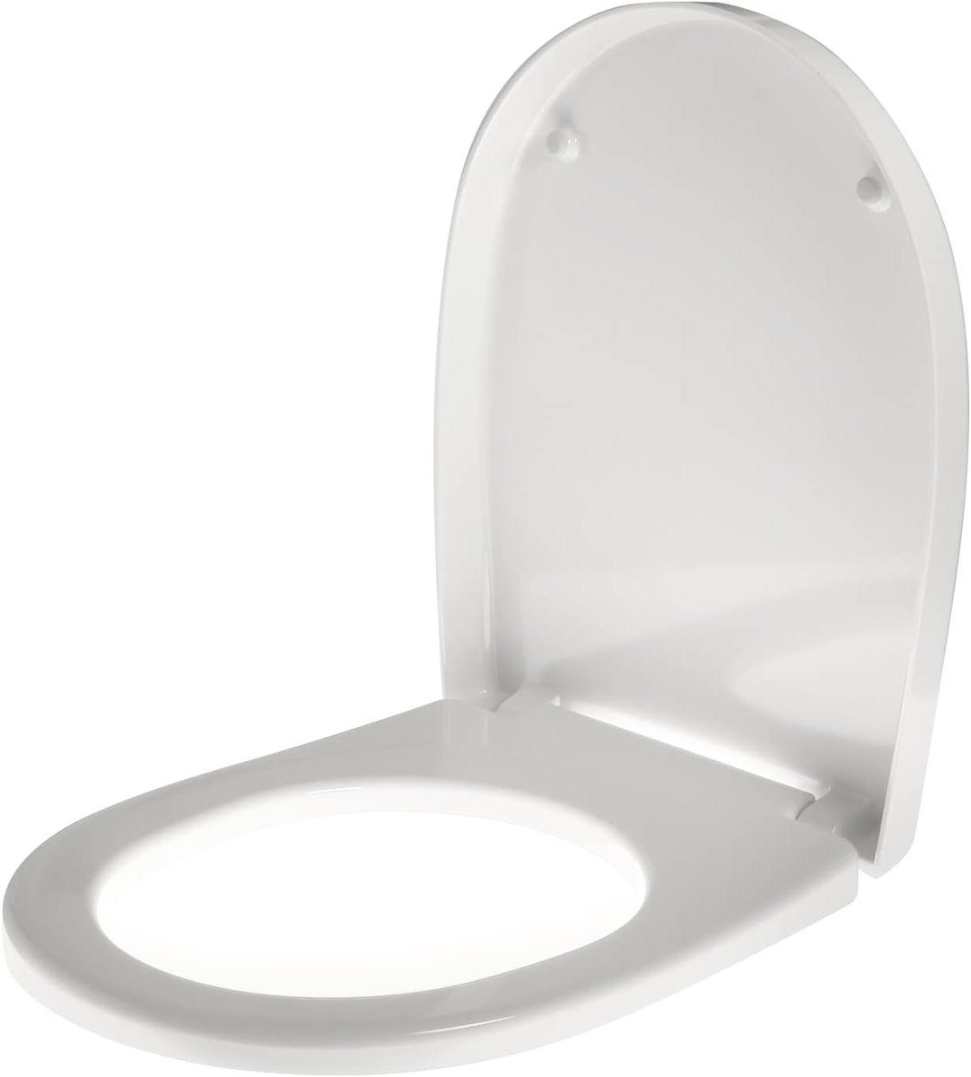 Toiletbril - WC Deksel - Badkamer Vernieuwen - Softclose Sluiting - 425x340mm - Wit