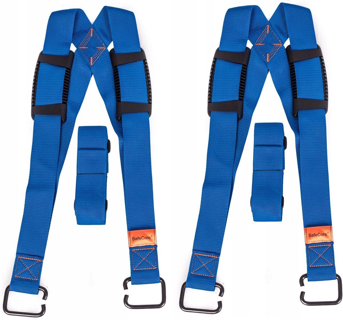 Thijox - SafeCore schouderriemen voor verplaatsen en tillen - 2 personen, tot 500 kg, harnassysteem, multifunctionele mobiele riemen voor zware meubel