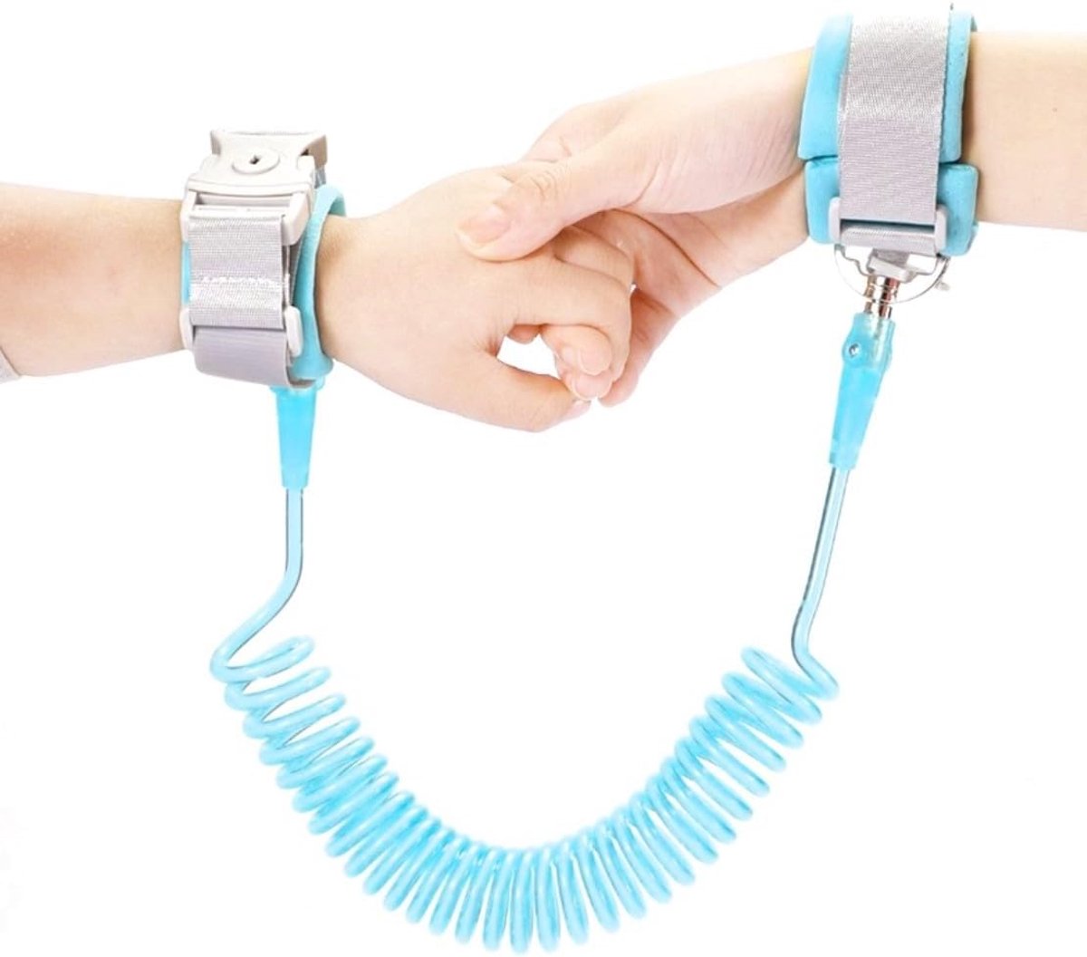 SnelShoppen - Veiligheidshorloge Kinderen - Verstelbare Anti-Verlies Polsband voor Peuters en Kinderen - Geschikt voor Autistische Kinderen - Blauw -