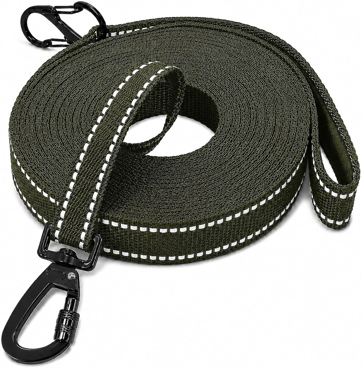 SnelShoppen - Hondenriem 2M/3M/5M/10M/15M/20M/30M - Lange Reflecterende Trainingsriem voor Kleine, Middelgrote en Grote Honden - Duurzaam en Flexibel