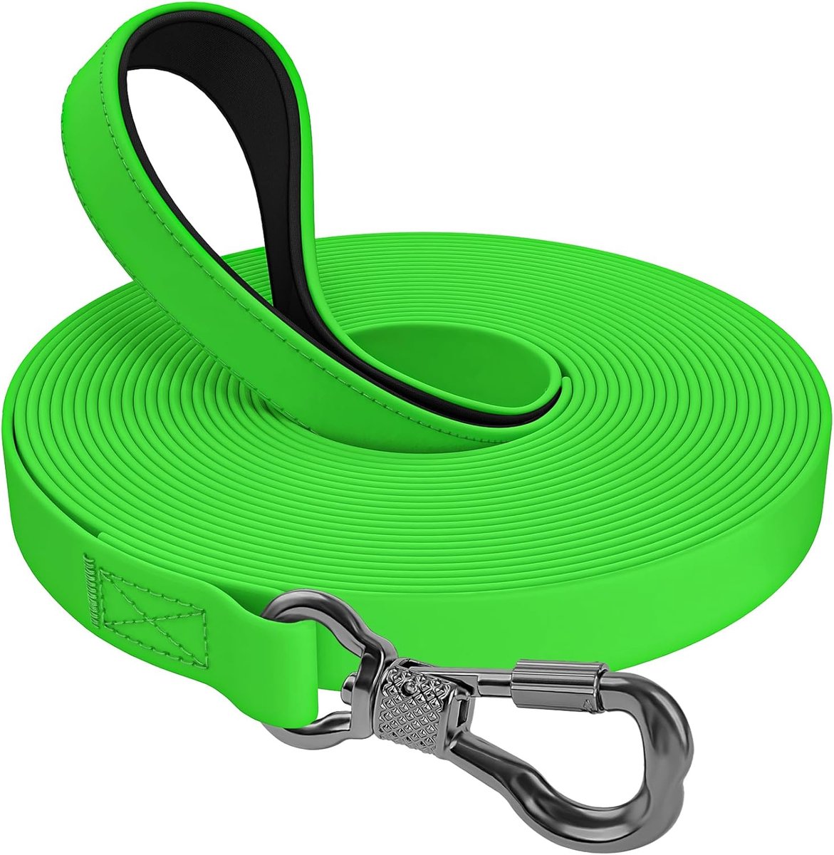 SnelShoppen - Waterproof 10 m Hondenlijn met Slotcarabiner, Robuuste Herinneringslijn voor Medium en Grote Honden, Ideaal voor Training en Vrije Tijd,