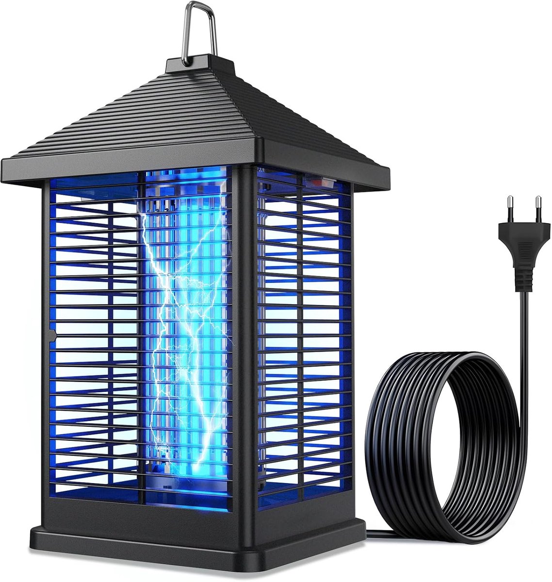 SnelShoppen - Elektrische Insectenverdelger 18W - Krachtige 4000V UV Muggenlamp - Waterdicht IPX4 - Voor Binnen en Buiten - Bereik 100 m² - Ideaal Voo