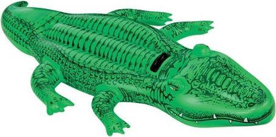 Intex Krokodil Ride-On - 168 x 86 cm - Opblaasfiguur