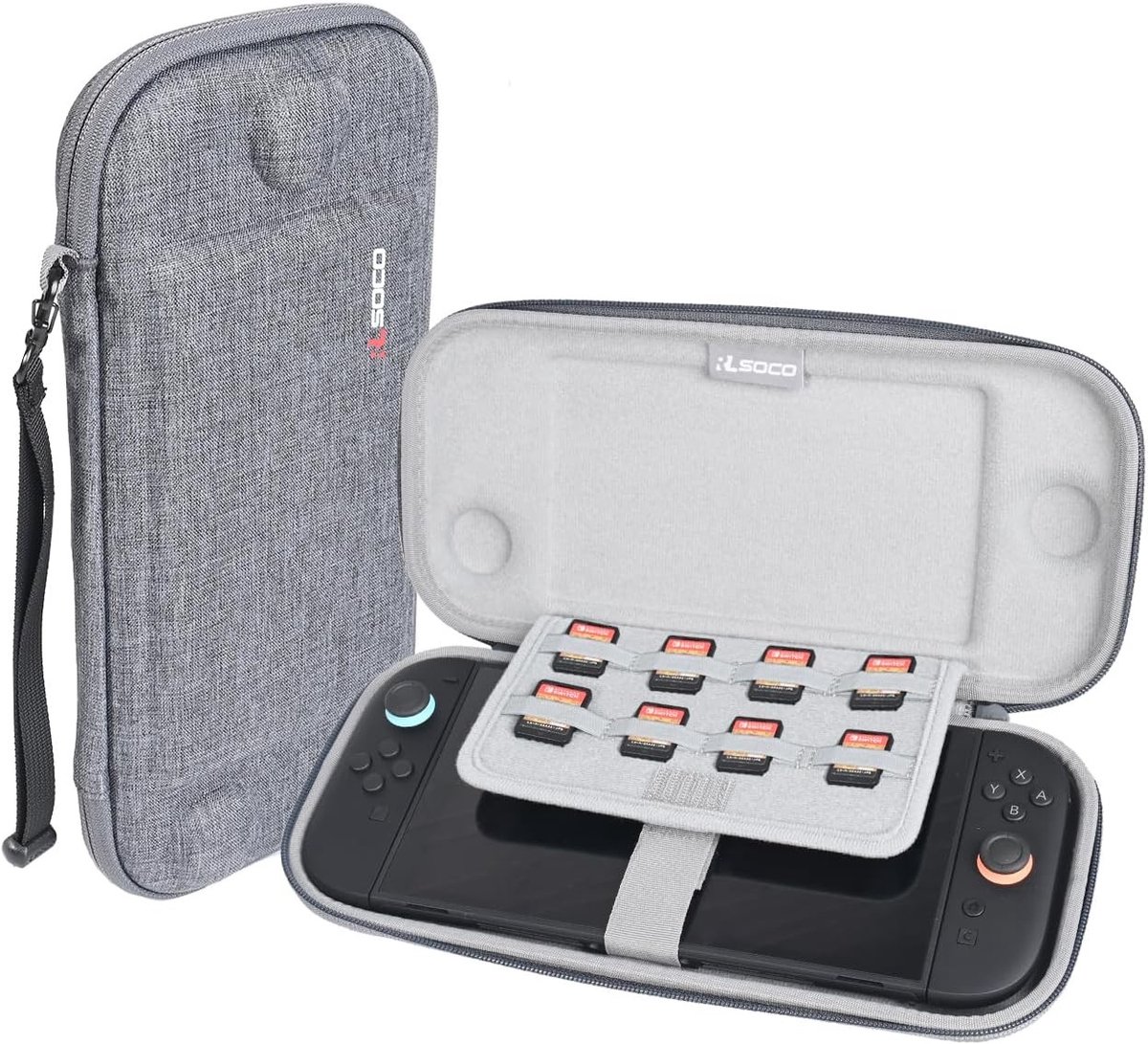 Beschermende Case Cover voor Nintendo Switch 2 - Grijs, Duurzaam en Lichtgewicht Ontwerp, Perfect voor Gaming
