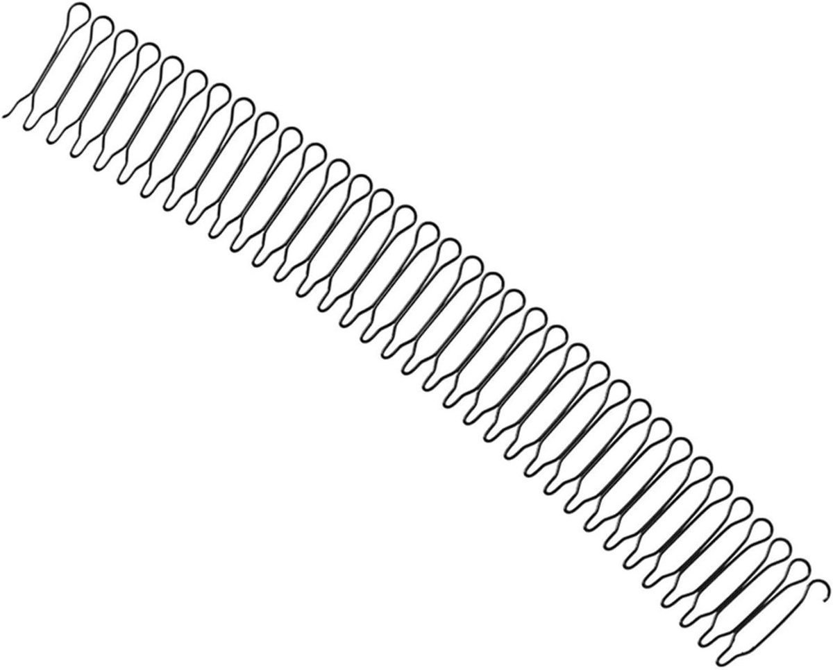 Haar Finishing Fixeerkammen - Haarspelden U-Vorm - Haarstyling - Onzichtbare Afwerking - 15.9 x 9.6 x 1 cm - Zwart