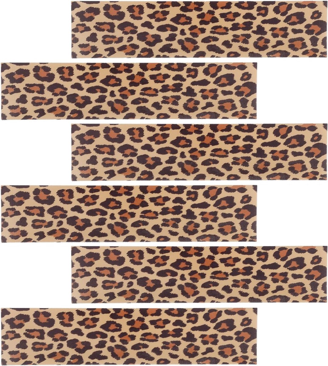 Eetbare Cakerandstroken, 28x6,2cm Kleefrijstpapier Luipaard Cake Wrap Randdecoraties voor Vrouwen Dierenthema Verjaardagsfeestbenodigdheden