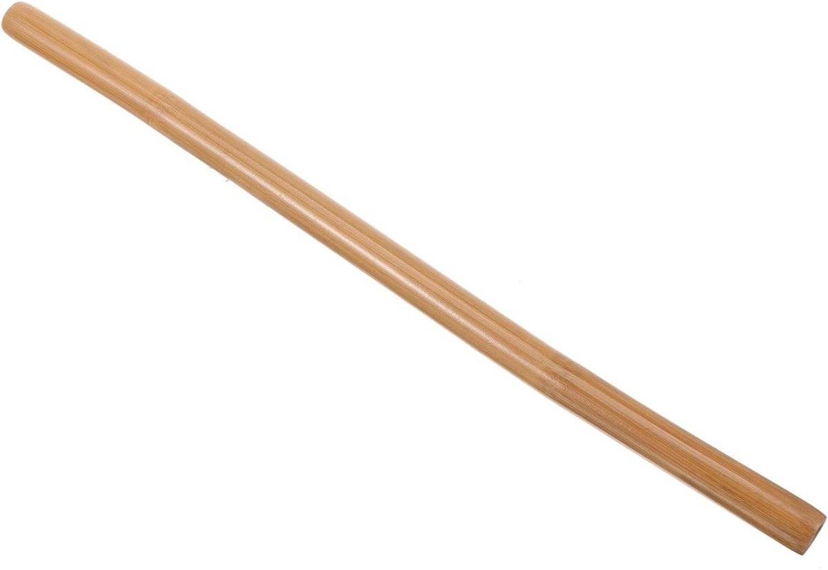 Bamboe Massagestick - Lichaamsroller - Spierontspanning - Ergonomisch Ontwerp - 42 cm - Lichtbruin