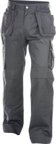 Dassy Oxford Holsterzakkenbroek met kniezakken 200444 (300 g/m2) - binnenbeenlengte Standaard (81-86 cm) - Cementgrijs - 58