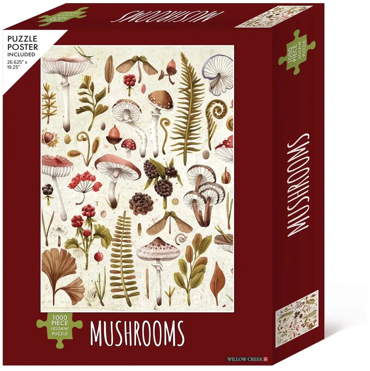 Paddenstoelen Puzzel 1000 Stukjes