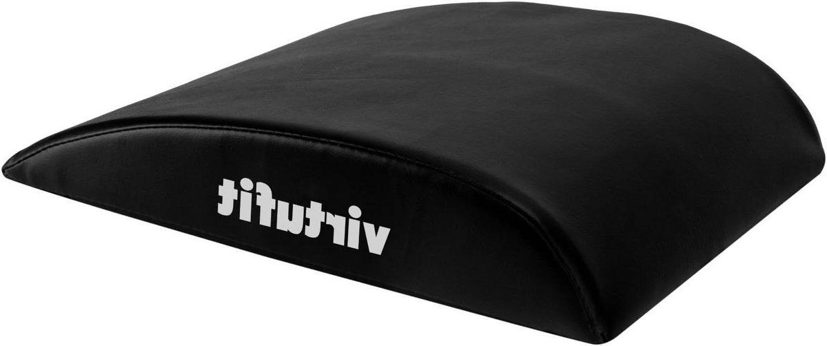 Buikspier Trainer - Fitness Mat - Buikspier Training - Hoogwaardig PVC - 30 x 38 cm - Zwart