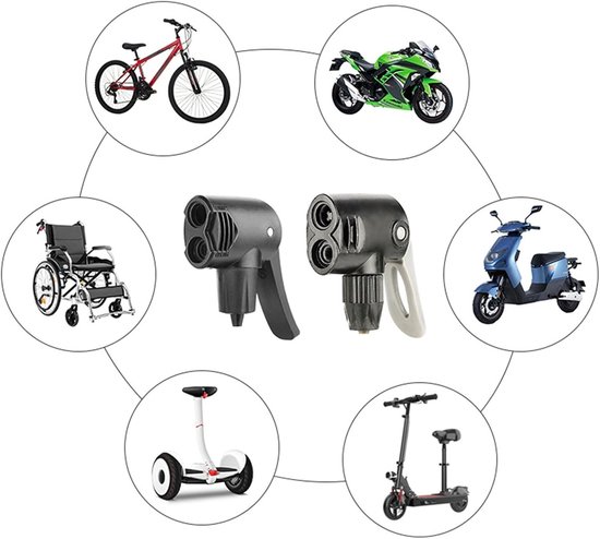Fiets Pompen Adapter - Ventiel Verlengstuk - Banden Oppompen - Duurzaam Koper - 5.3x4.3cm - Type B — afbeelding 5