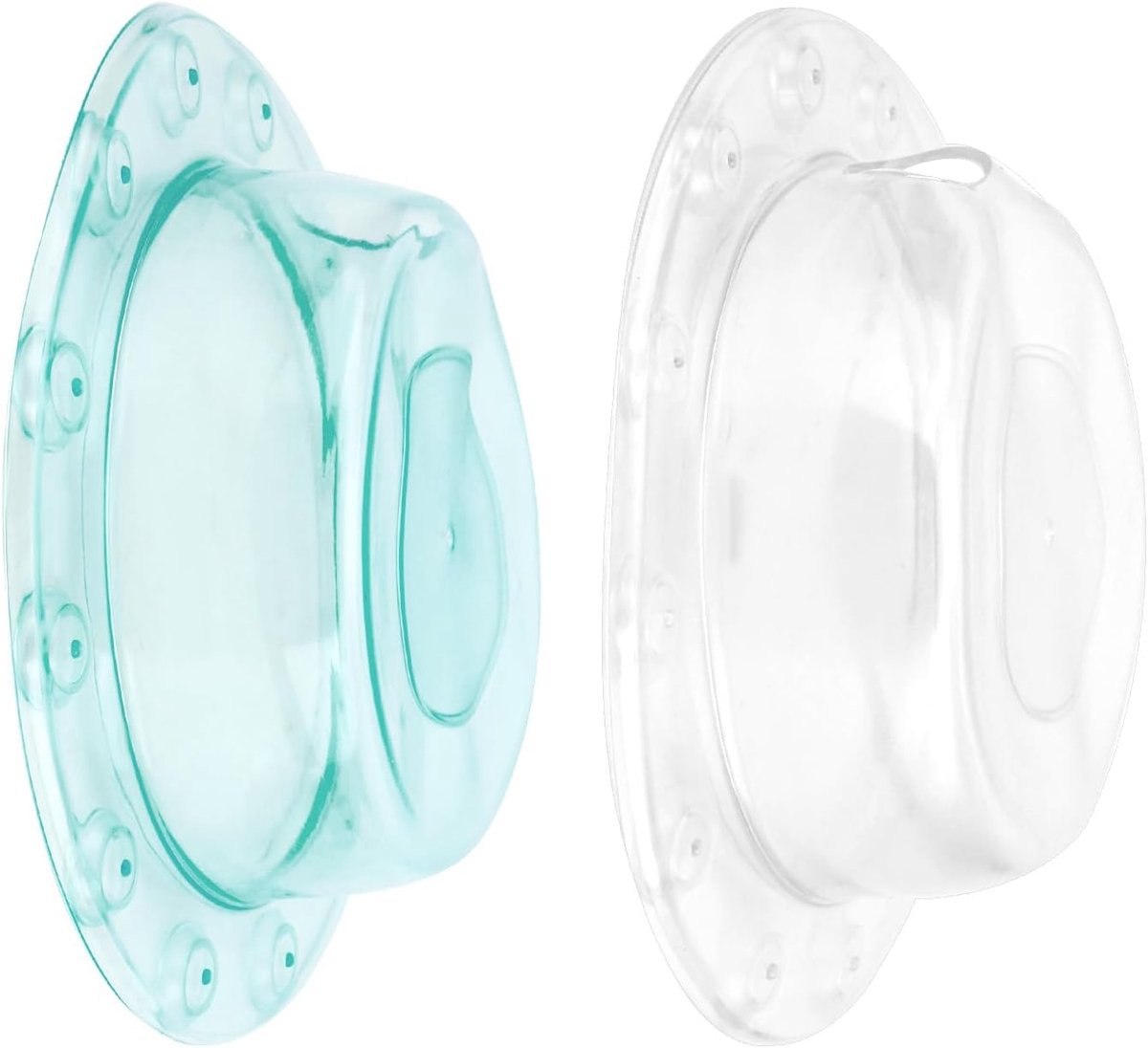 2st Bad Overloop Afdekkingen, 15,8cm PVC Universele Bad Afvoerpluggen voor Diepe Baden Spa Accessoires Dicht Afsluitbaar & Samendrukbaar Opvouwbare Opslag
