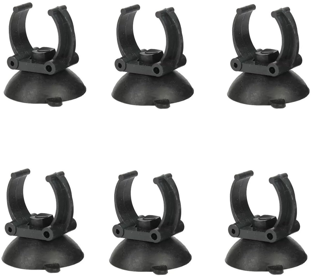Set van 6 Aquarium Saugnappen voor Verwarmingsstaven en LED Lampen