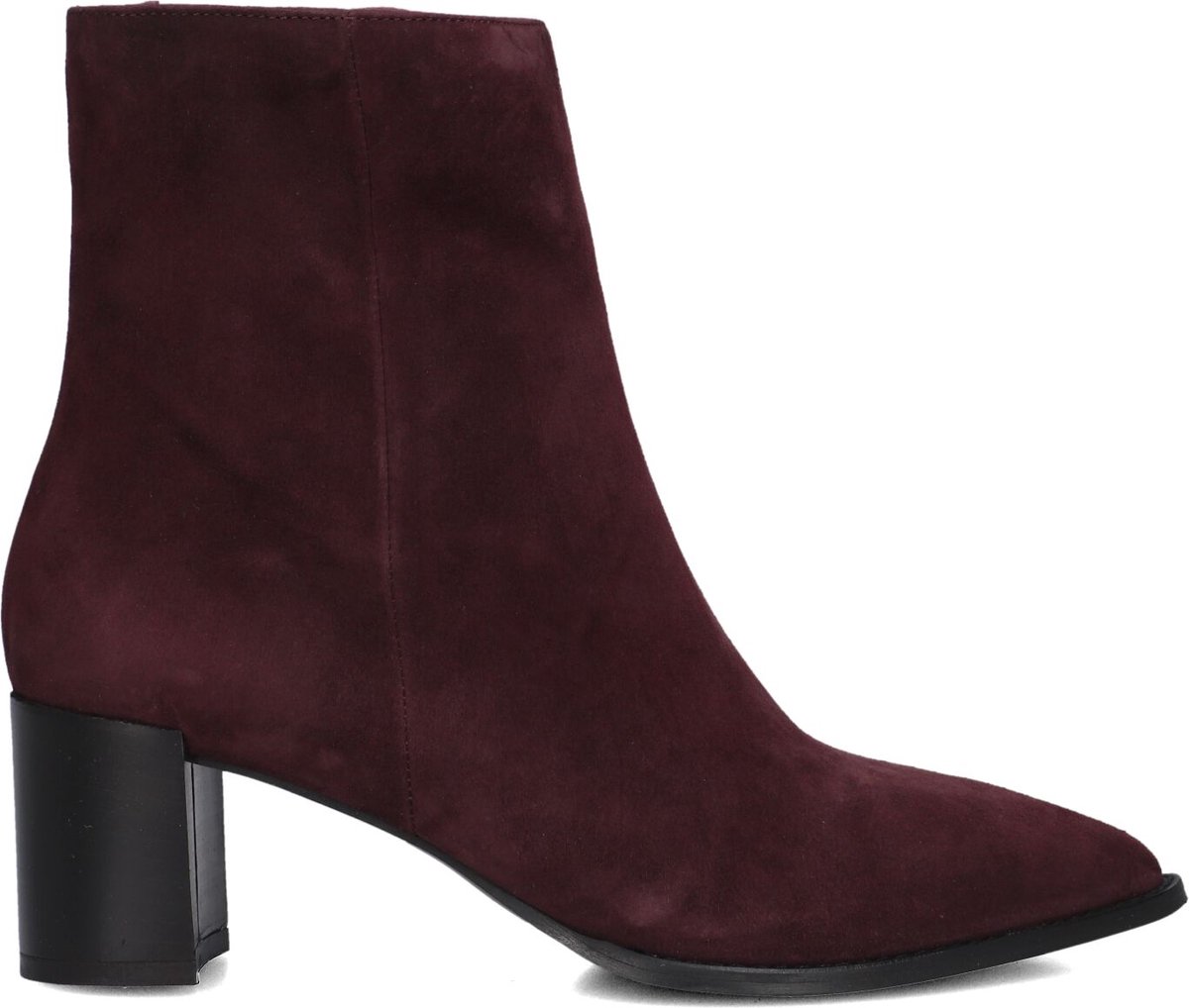 Notre-V 35239 Enkellaarsjes - Enkelboots met rits - Dames - Paars - Maat 41