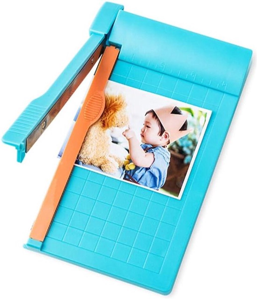Mini Papiersnijder voor Ambachten en Foto's - Handmatige Snijmachine voor Identiteit Labels en Coupons