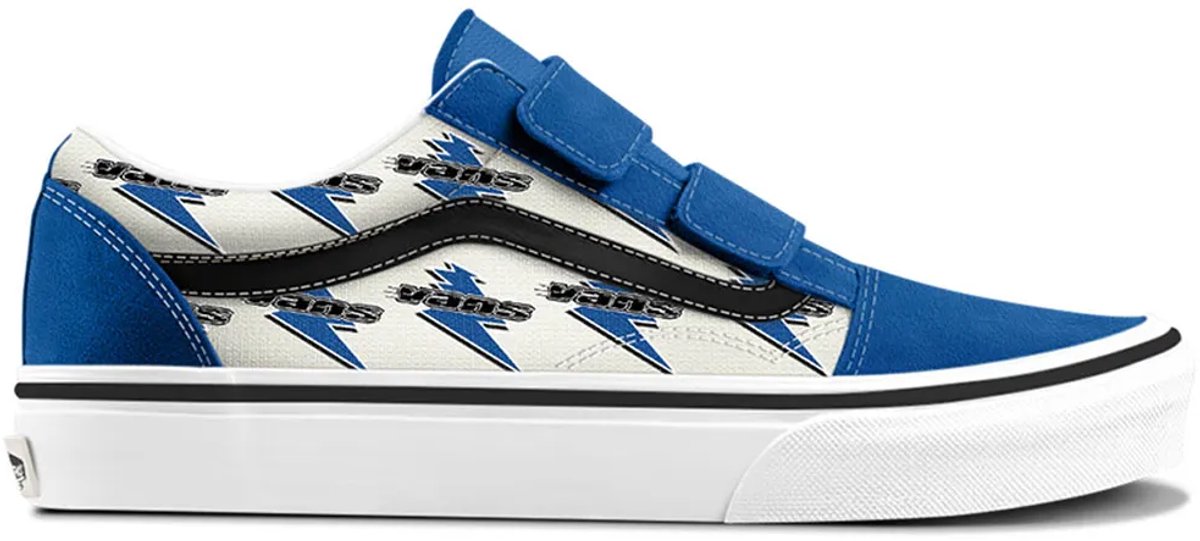 Vans Old Skool V Schoenen Kinderen Blauw
