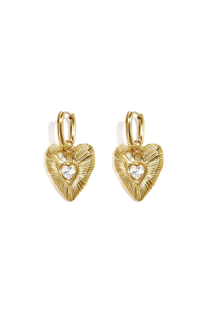 Kyra - Oorbellen - 14K Gold Plated - - Goud