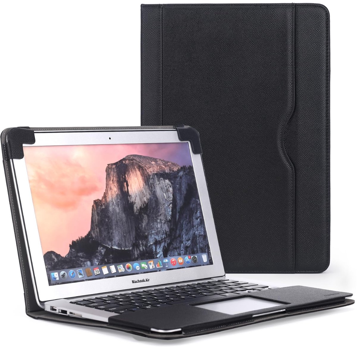 Solidchoice - PU Leren Laptop Sleeve voor MacBook Air 13 inch