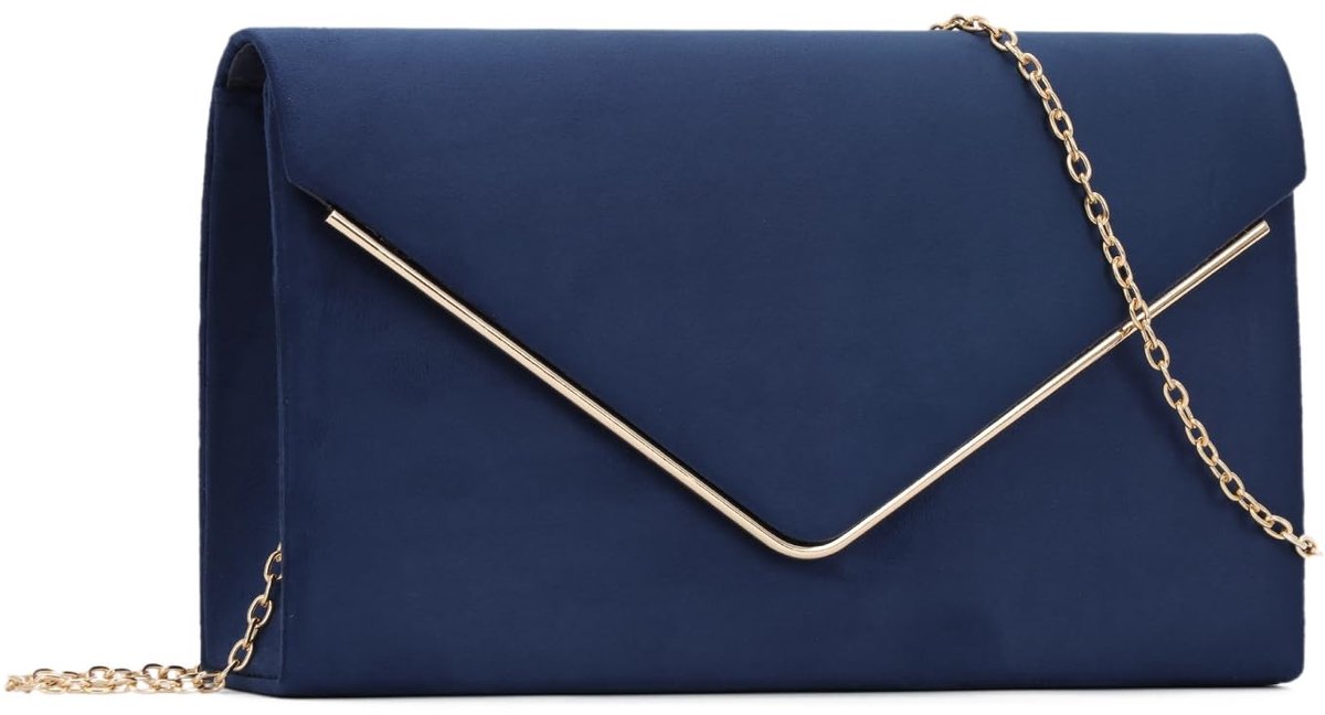 Solidchoice - Stijlvolle Velours Clutch Bag voor Avonden en Feesten