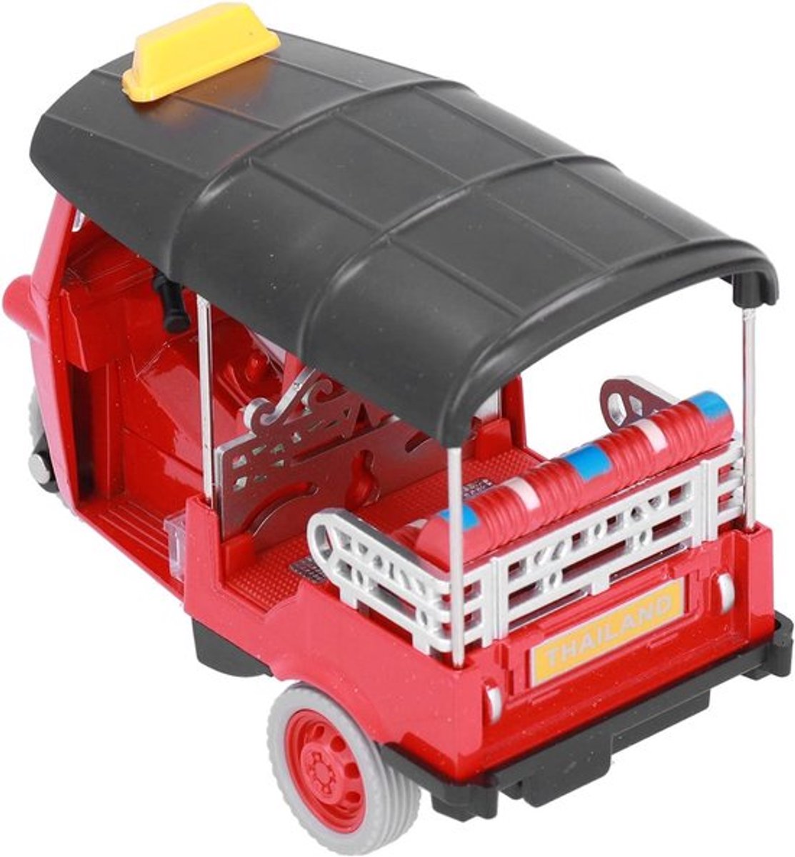 Driewieler Speelgoed - Kinderspeelgoed - Simulatie Legering - Rood - Trek Thaise Driewieler - Automodel - Geschikt voor Kinderen - Terug loop Thais Driewieler Voertuig
