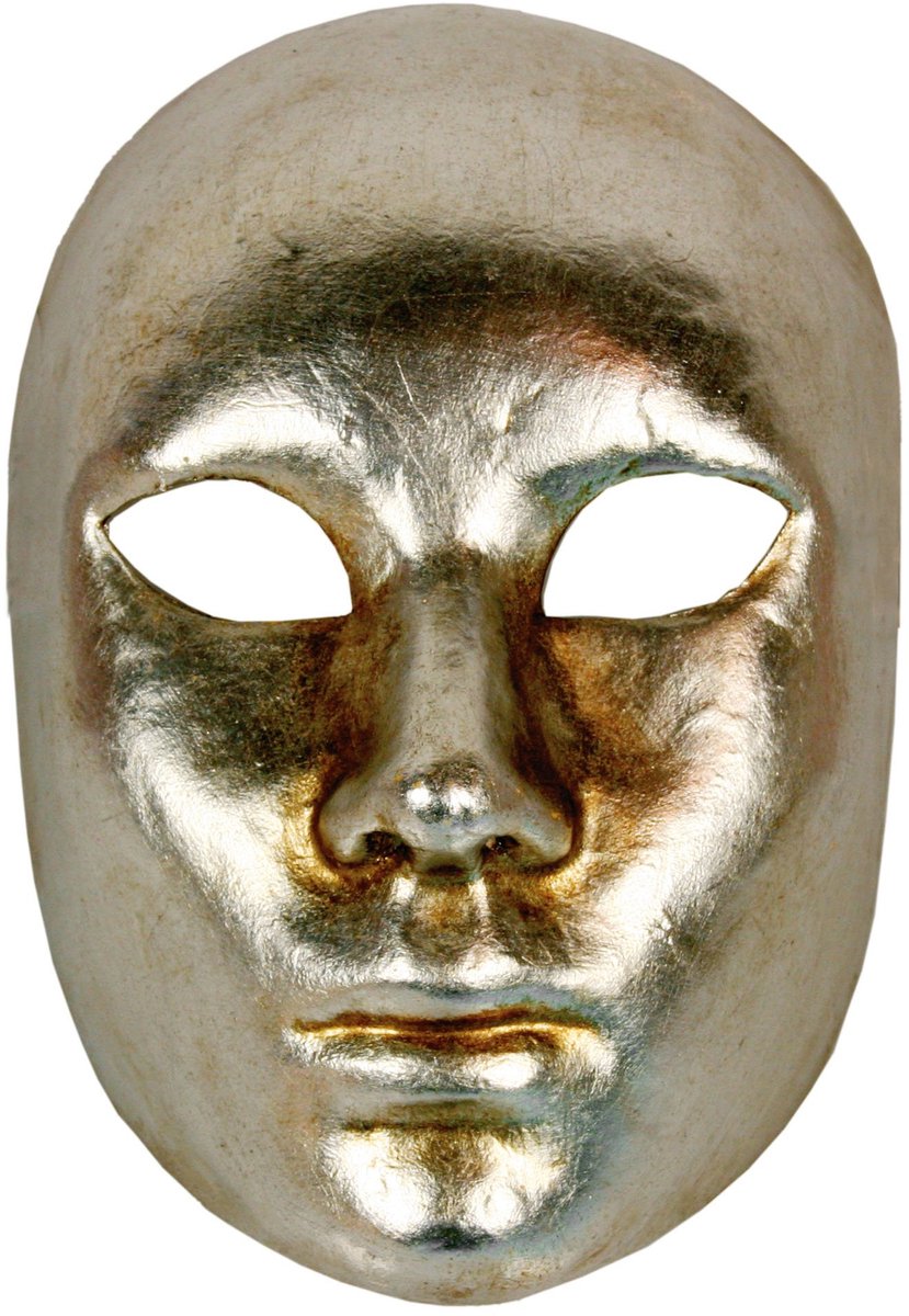Volto Zilver - Venetiaans Masker