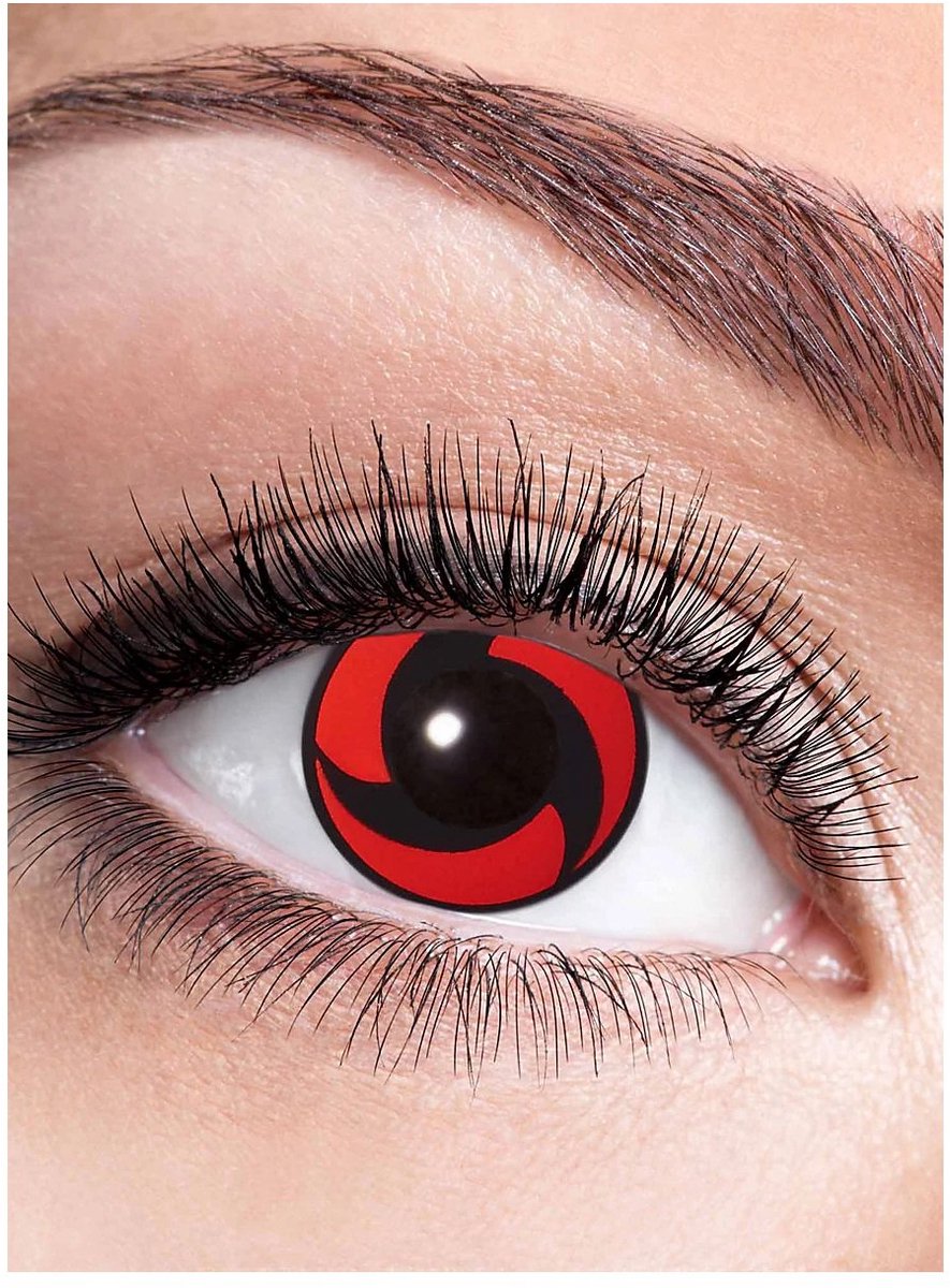 Itachi's Mangekyou Sharingan contactlens met sterkte