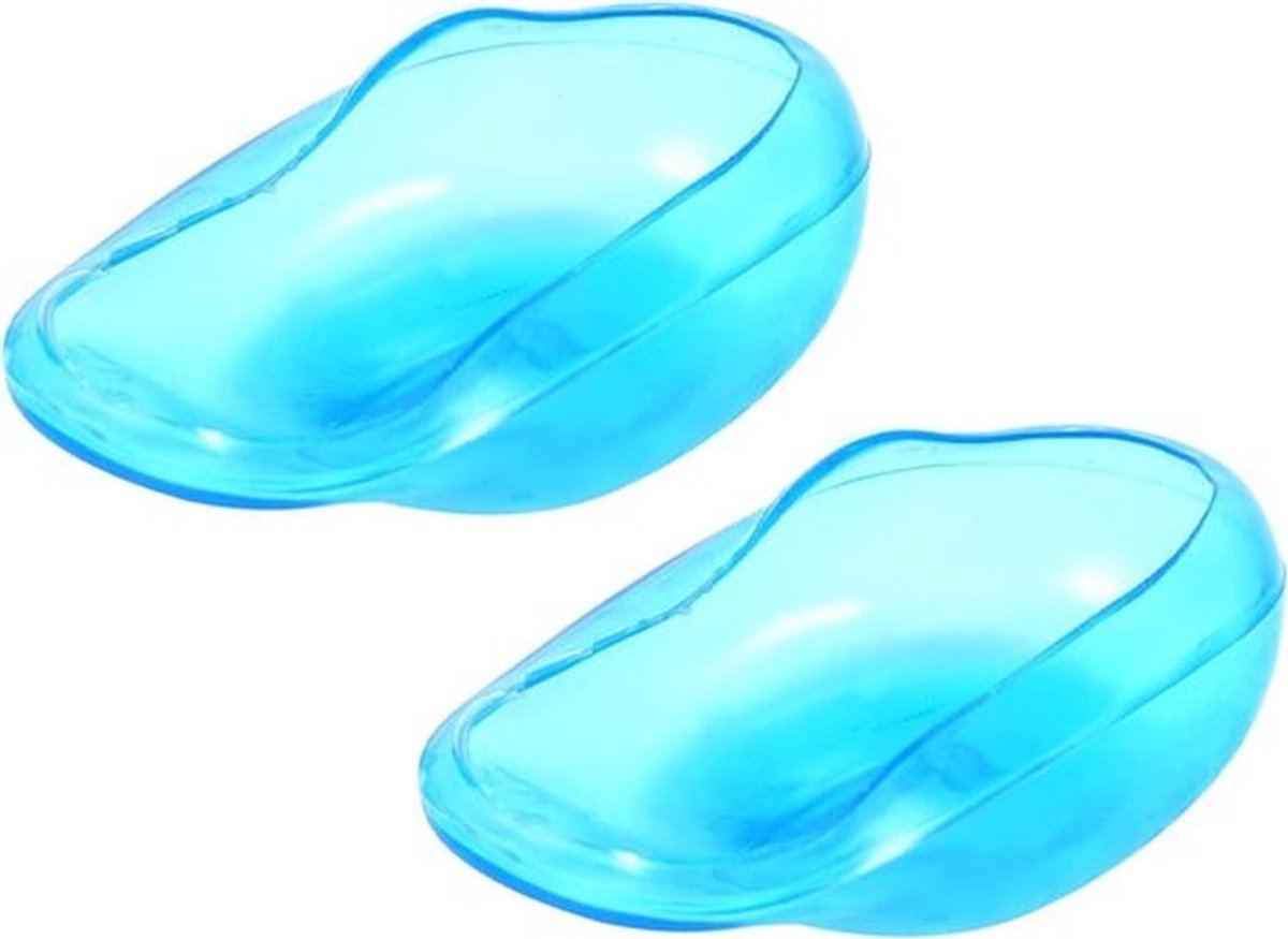 - Oorbeschermers - Kapper - Waterdicht - Salon - Haarverf - Oorkappen - Geschikt voor - Blauw, 1 Paar Waterdichte Plastic Oorbeschermers voor Haarverf en Thuisgebruik
