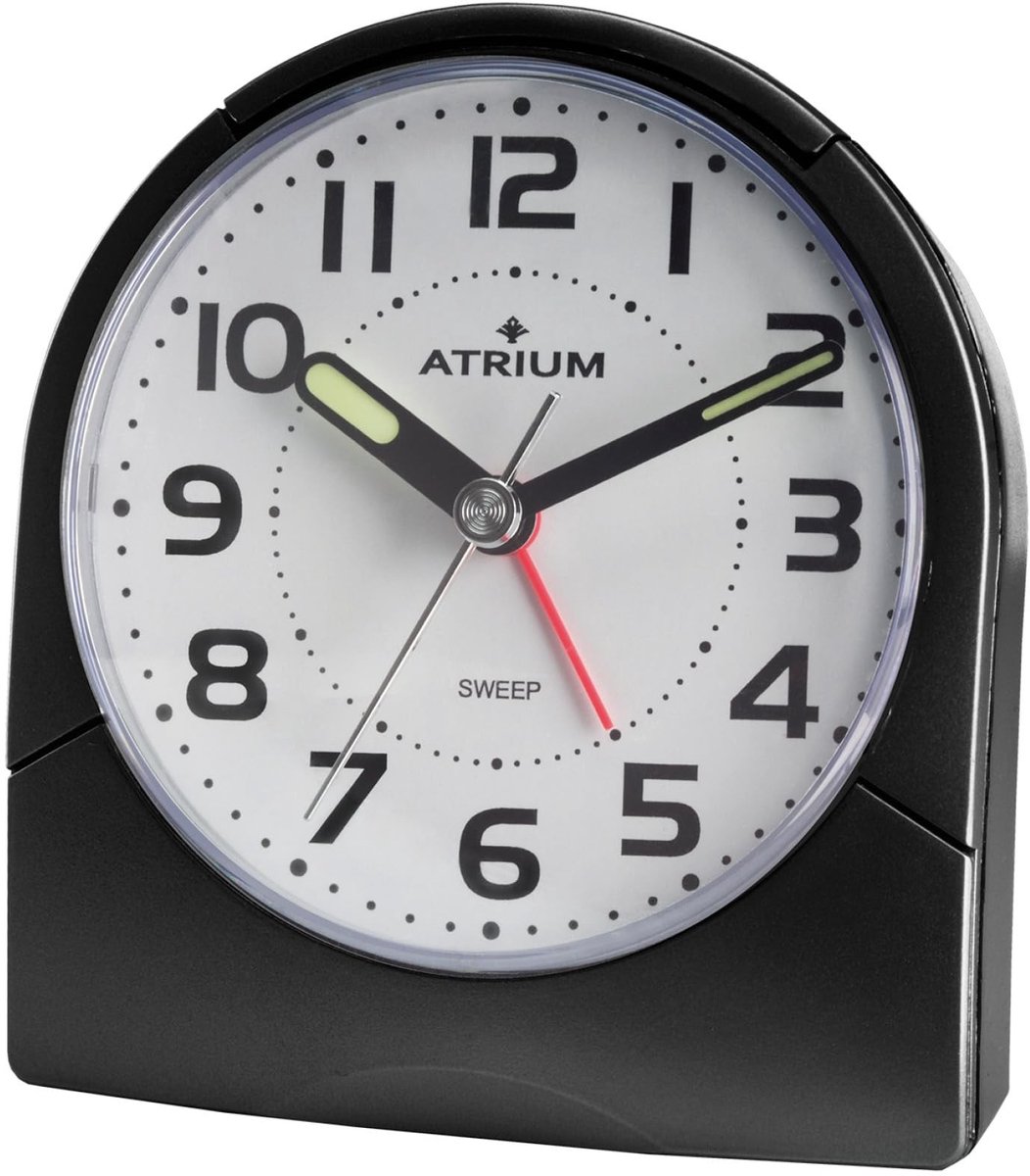Solidchoice - Analoge Quartz Wandklok met Snooze en Verlichting