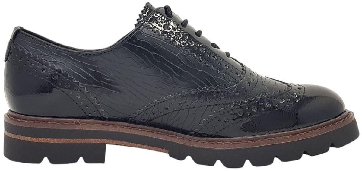 Solidchoice - Dames Schnürhalbschuh met Elegante Details