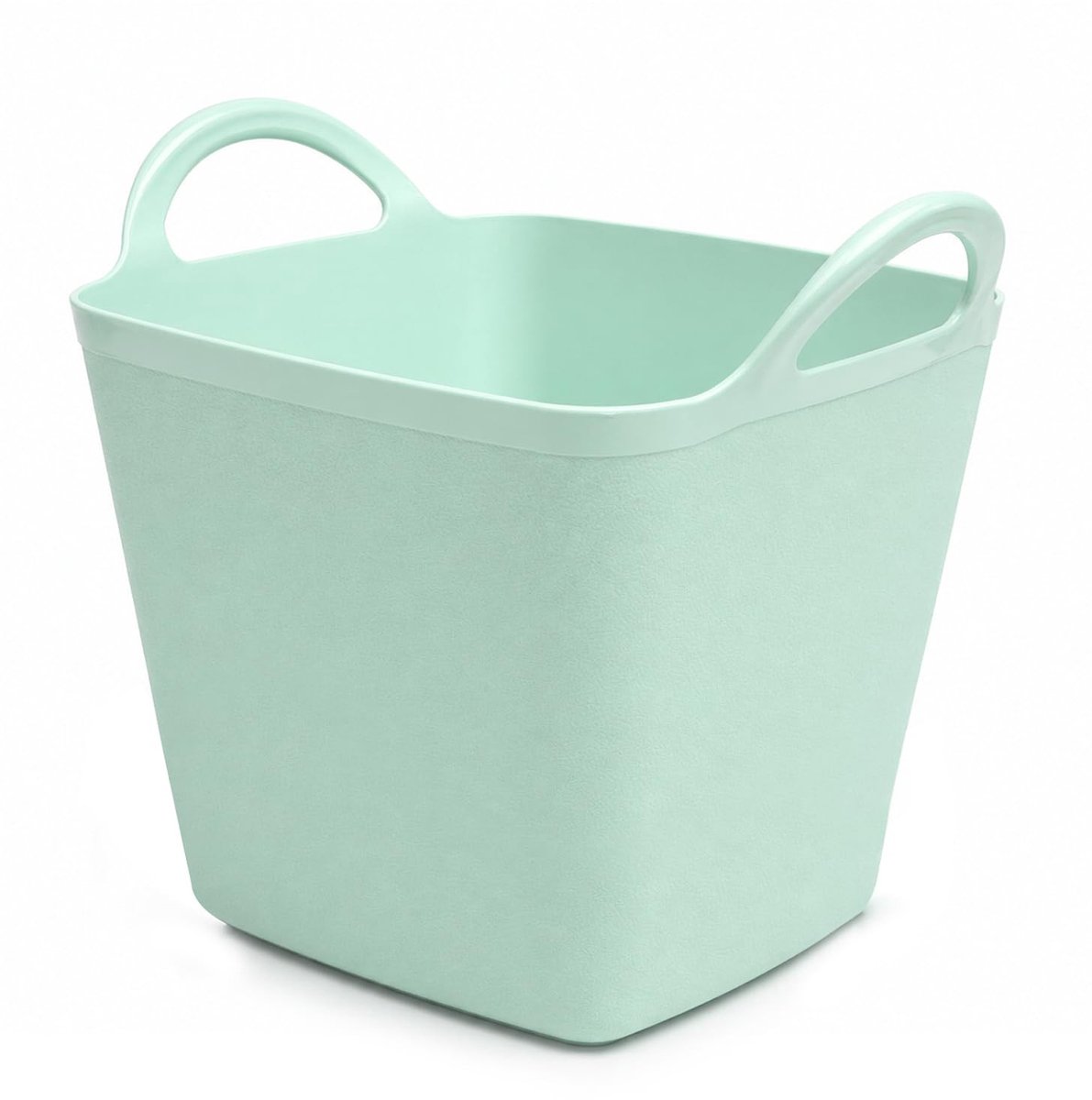 Solidchoice - Flexibele Plastic Opbergemmer voor Thuis en Tuin (9L, Mint Groen)
