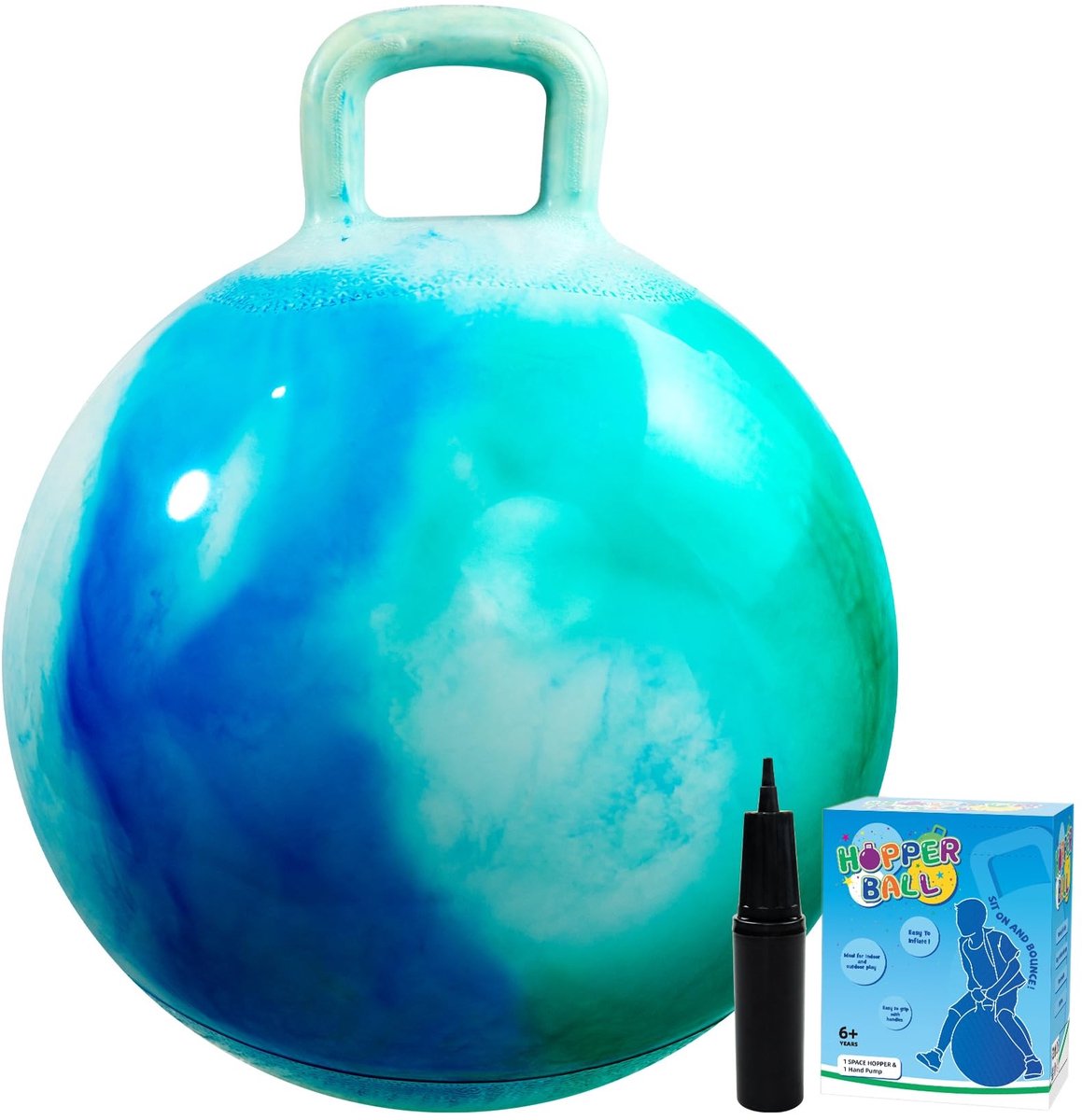 Solidchoice - Hopperbal voor Kinderen met Handgreep