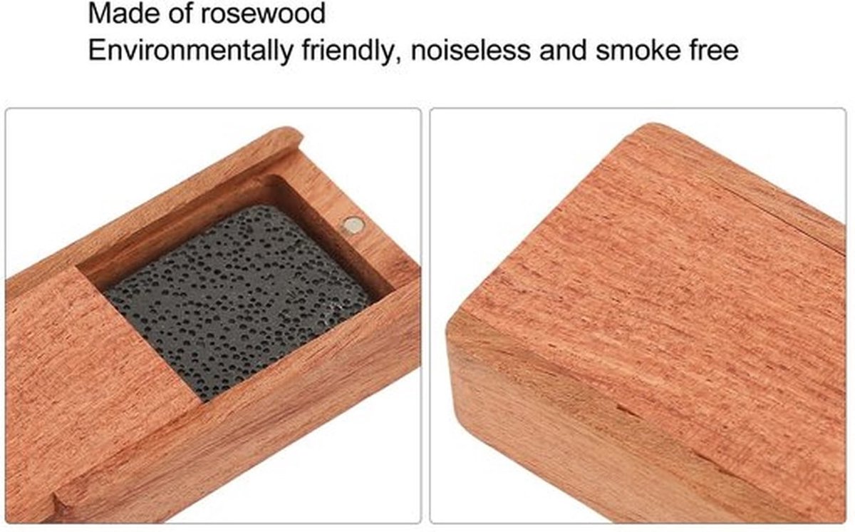 Aromatherapie Diffuser - Geruisloos - Houten - Compact - Voor Auto - Hoogwaardige Kwaliteit - Geurverspreider